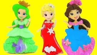 Beauty & The Beast Belle Color Mix-Up Disney Princess Elsa & Ariel Finger Family Nursery Rhymes