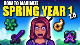 How to MAXIMIZE Spring Year 1 in Stardew Valley 1.6