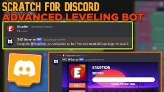 Advanced Leveling Bot in Scratch For Discord!