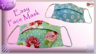 FACE MASK SEWING TUTORIAL |  FACE MASK WITH FILTER POCKET | HOW TO MAKE FACE MASK AT HOME EASY