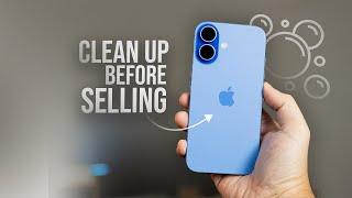 How to Clean Up Your iPhone Before Selling It (tutorial)