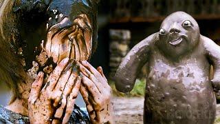 The Mud Monster stole his face! | The Brothers Grimm | CLIP