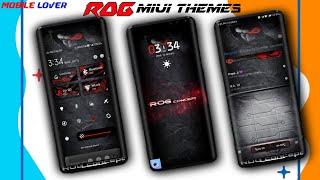 ROG Theme For Miui, Give Your Phone ROG Look, Miui Themes, ROG Design