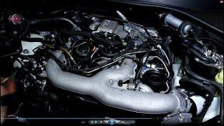 Замена прокладок теплообменника двигателя на АУДИ Q7 2008 AUDI Q7 3,0 дизель 4часть
