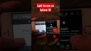 Split Screen on Iphone SE 2016 #apple #iphone #iphonese #iphone14 #shorts