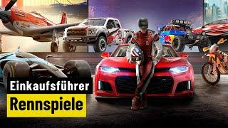 Einkaufsführer Rennspiele I Die aktuell zehn besten Arcade-, Hybrid- und Sim-Racer!