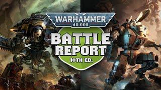 A Tiny Bit of Nostalgia - Imperial Knights vs T'au Warhammer 40k 10th Edition Battle Report Ep 48