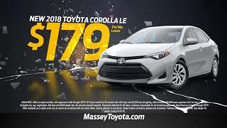 Drive a 2018 Toyota Corolla | Just $179 per mo at Massey Toyota