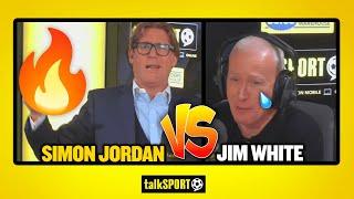 SIMON JORDAN VS JIM WHITE! Simon Jordan and Jim White get into a fiery debate about agents fees 