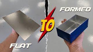 How To Make a Sheet Metal Box - Shop Class Project