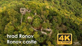 Czech republic - Ronov castle by drone - 4K | drone footage