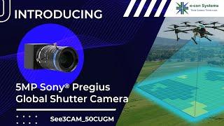 5MP Sony Pregius Global Shutter Monochrome USB Camera | e-con Systems