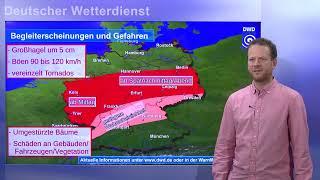 18.06.2024 Unwetterinformation- Deutscher Wetterdienst (DWD)