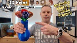 Kobra 3 Combo | Multi-Color Project | #3dprinting #anycubic #geekbuying