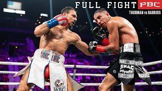 Thurman vs Barrios FULL FIGHT: February 5, 2022 | PBC on FOX PPV