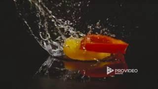 Ultra Slow Motion Footage -  Vegetables