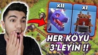 EN İYİ EJDER SALDIRISI TAKTİĞİ !! Her Köyü 3'leyin !! - Clash Of Clans