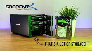 A LOT of STORAGE at once with SPEED!!! - Sabrent 4 bay HDD Dock