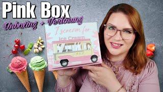 PINK BOX Juli 2022 | I Scream for Ice Cream | Unboxing + Verlosung | Unboxbutterfly Nicole