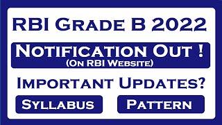 RBI Notification 2022 Out on RBI Website!