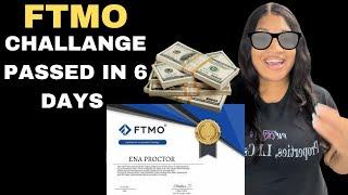 HOW I PASSED PHASE 1 FTMO CHALLENGE IN 6 DAYS( 100K SWING ACCOUNT) SMART MONEY CONCEPT