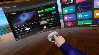 HOW TO USE THE META QUEST BROWSER IN ANYGAME (oculus quest2)