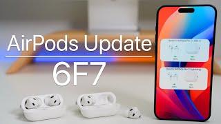 AirPods Update 6F7 for iOS 17 is Out! - What's New?