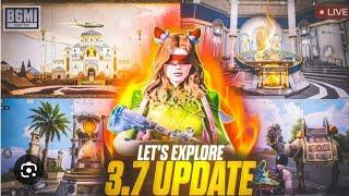 BGMI NEW UPDATE IS HERE PLAYING BGMI 3.7 UPDATE LIVE