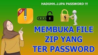 CARA MEMBUKA FILE ZIP YANG TERKUNCI PASSWORD