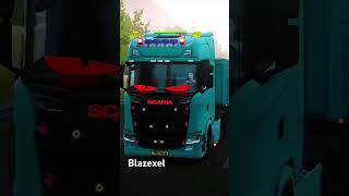 Truck eyes led |Blazexel#car #truck #devileyes #carlights #leddisplay #ledscreens #carlights