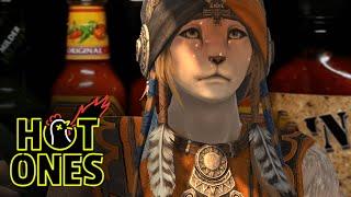 FFXIV Wuk Lamat on Hot Ones