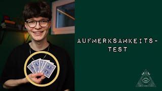 AUFMERKSAMKEITS TEST (Zaubertrick) #Shorts