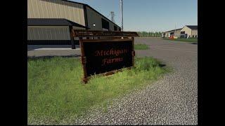 Farm setup on Michigan maps FS19