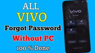 How To Vivo Pattern Unlock || Vivo Phone Ka Pin Password Kaise Tode Without PC