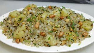 टेस्टी,हेल्दी खिली खिली साबूदाना खिचड़ी बनाने की विधि | Sabudana Khichdi Recipe | Chef Ashok