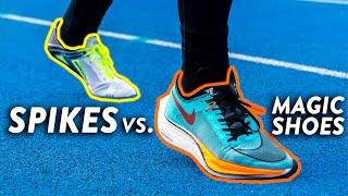 Track Spikes VS. Nike ZoomX Vaporfly Next%