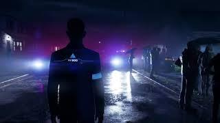 Detroit: Become Human - Outside Ortiz's House Ambiance (police sirens, driving cars, rain, thunder)