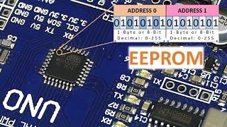 How the Arduino EEPROM works |Read and Write Strings, Bytes & Integers (German)