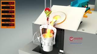 Furnace Installation and Working Process 3D  Technical Animation - Kems Studio