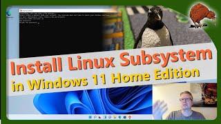 Windows 11 Home: install Linux Subsystem (WSL2)