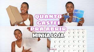 QUANTO GASTEI PARA ABRIR MINHA LOJA ONLINE - PARTE 1 | Lais de Paula