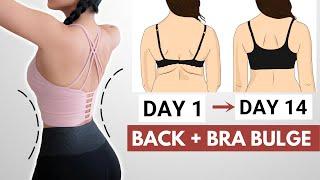 Lose bra bulge, armpit fat, back fat, tone up shoulders & bra area in 14 days, workout with a towel