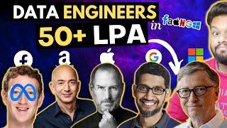 50+ LPA for Entry Level DATA ENGINEERS  in MAANG ️ Explained - JOB ROLE, SKILLS, SALARY Breakup !