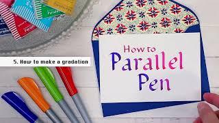 Pilot Parallel Pen: How To - Creating Colourful Gradation