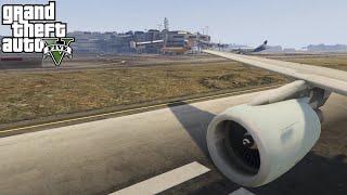 GTA 5 - Airbus A320-200 LSIA Landing