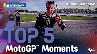Top 5 MotoGP™ Moments by Michelin | 2021 #EmiliaRomagnaGP
