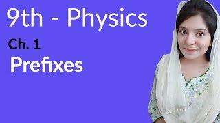 Matric part 1 Physics,Ch 1,Prefixes-9th class Urdu Lecture