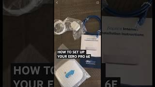 eero Self-Install Tutorial #eeropro #internet #altafiber #shorts