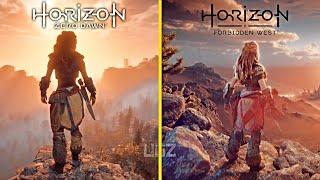 Horizon Forbidden West Vs Horizon Zero Dawn - PS5 Vs PS4 PRO Graphics Comparison