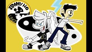 Ms paint: Jimmy ho and lightcartoon - black to white